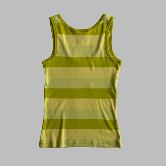 Y2K Nike Striped Activewear Tank - S