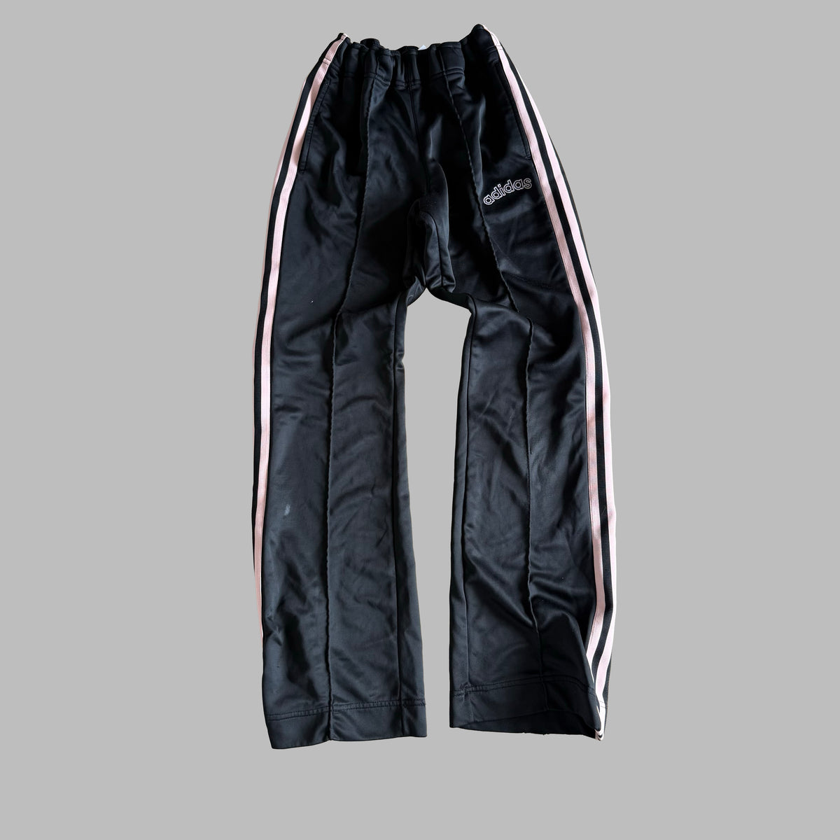 Y2K Adidas Spell Out Active Track Pants - S
