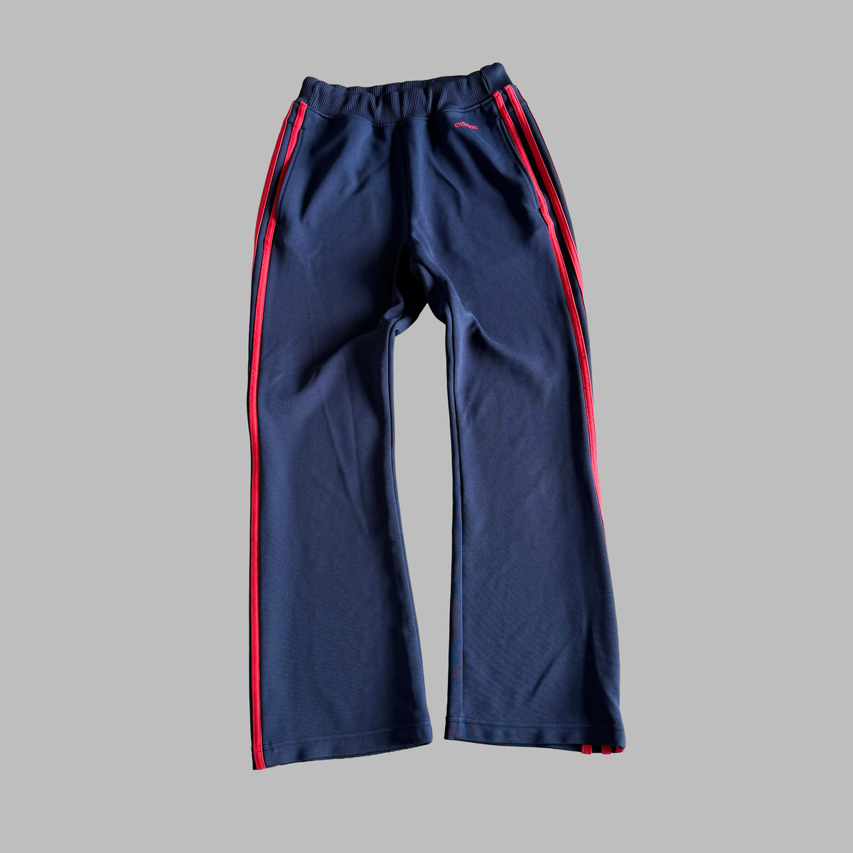 Y2K Adidas Three Stripe Active Track Pants - S