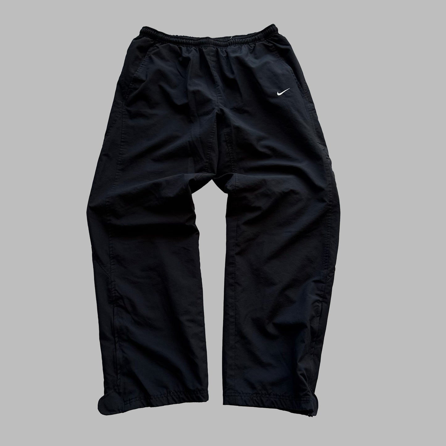 00s Nike Wide Leg Track Pants - Medium