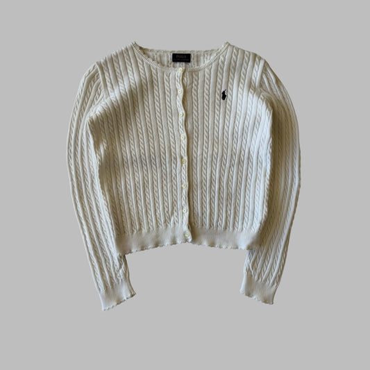 Ralph Lauren Cable Knit Cardigan - Large