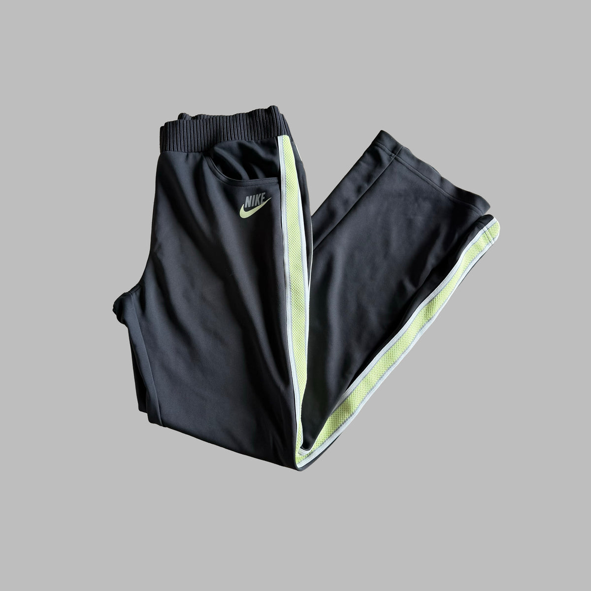 Y2K Nike Striped Active Track Pants - M