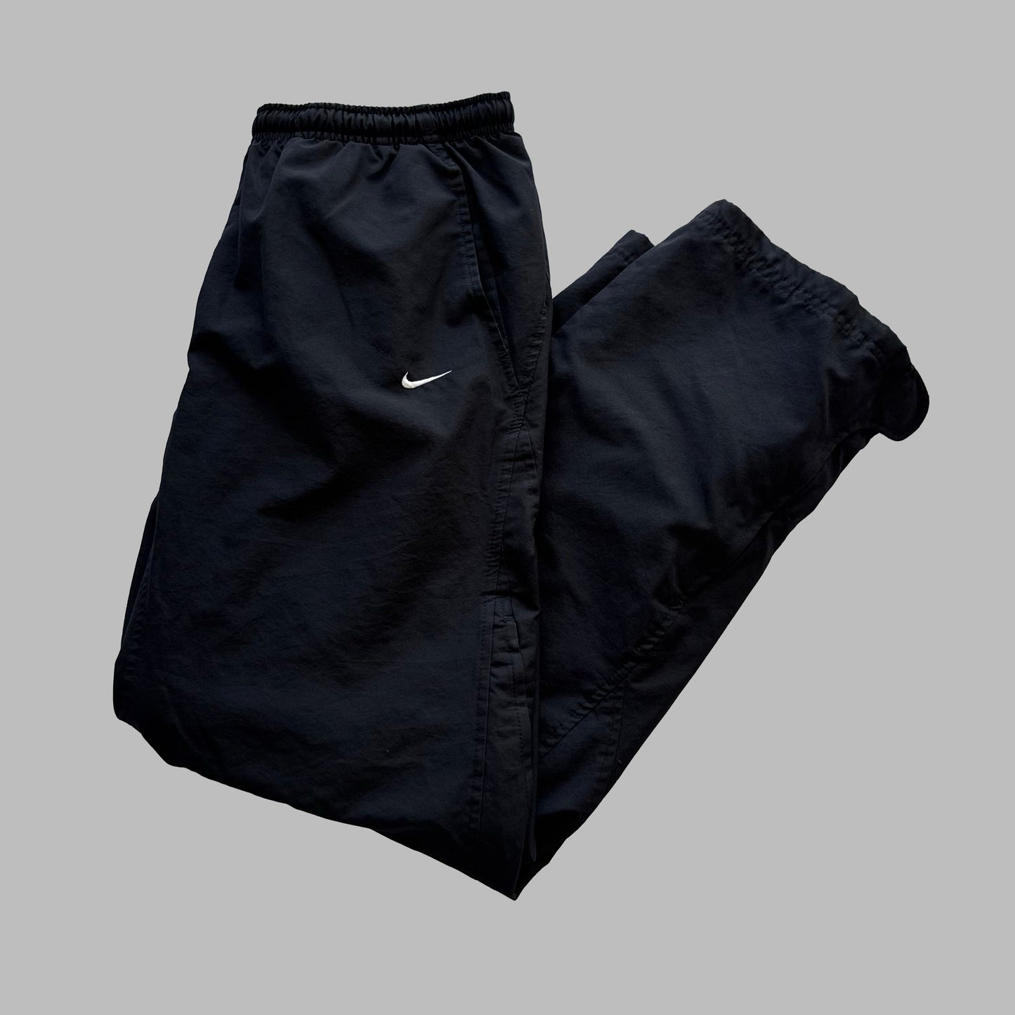 00s Nike Wide Leg Track Pants - Medium