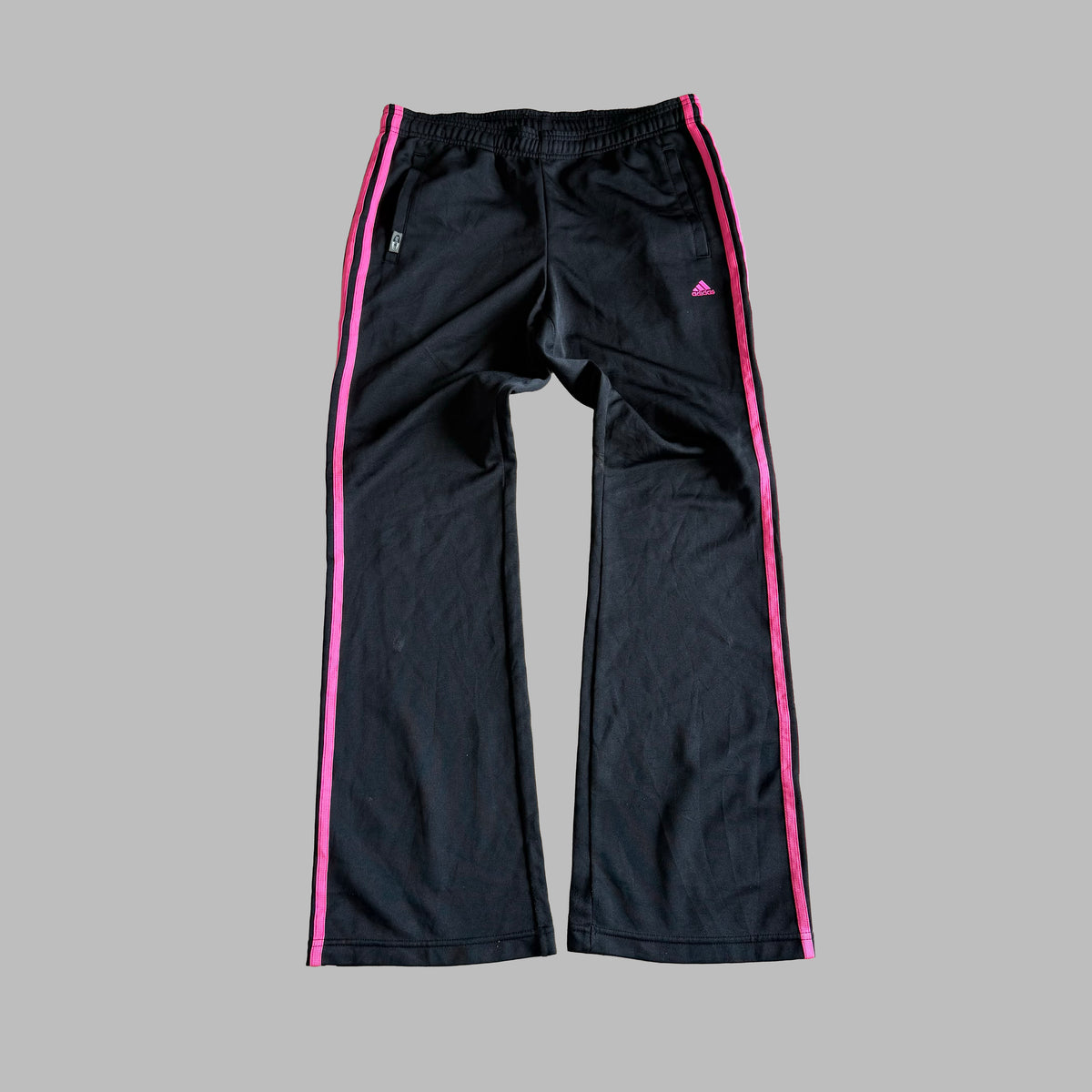 Y2K Adidas Flared Active Track Pants - M