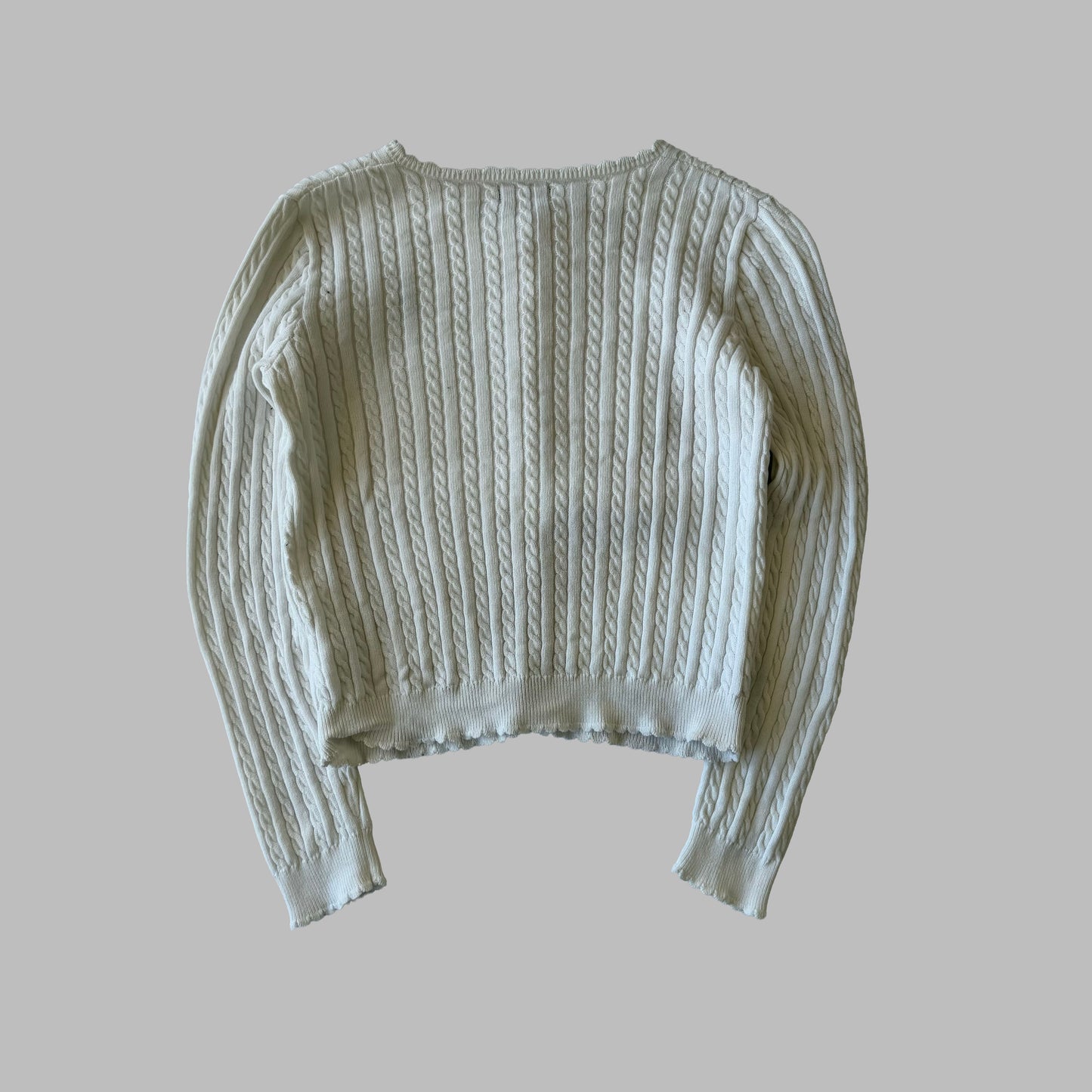 Ralph Lauren Cable Knit Cardigan - Large