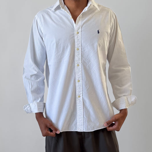 Polo Ralph Lauren Cotton Button Up Shirt - L
