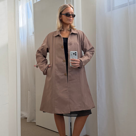 90s Burberry Trench Coat - S
