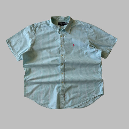 90s Ralph Lauren Striped Button Up - XXL