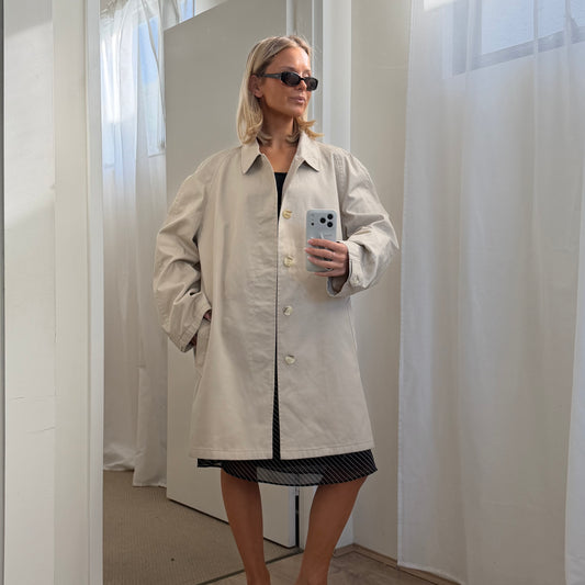 90s Burberry Trench Coat - L