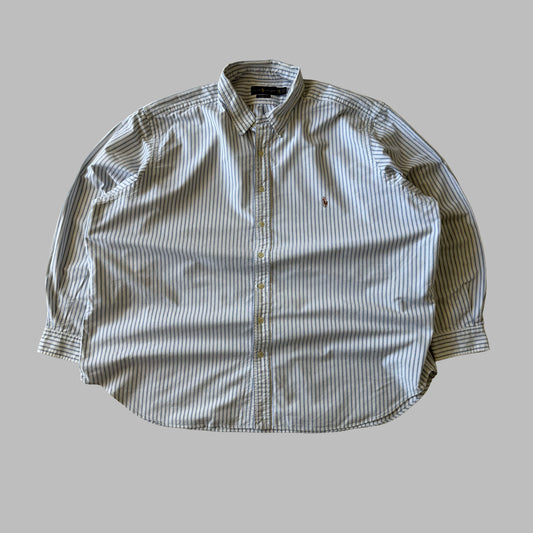 Ralph Lauren Striped Button Up Shirt - XXXL