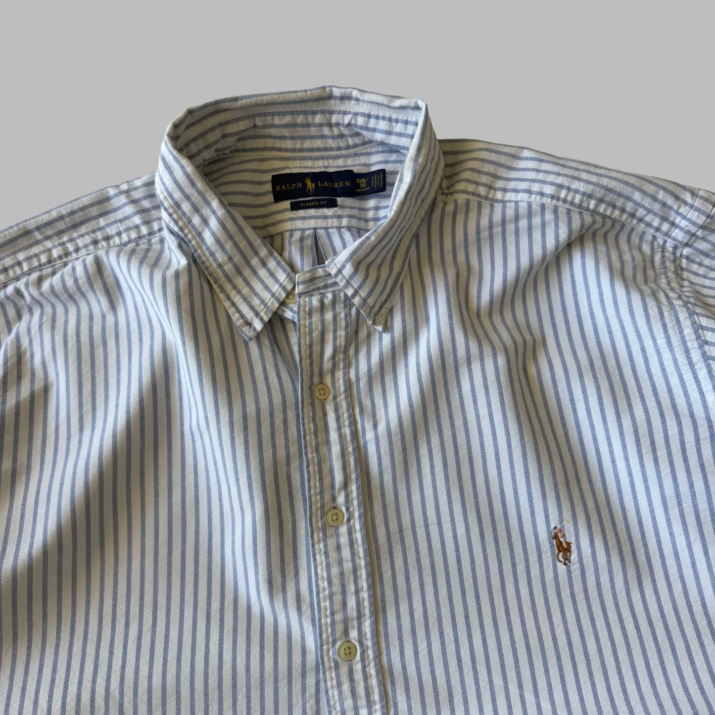Ralph Lauren Striped Button Up Shirt - XXXL