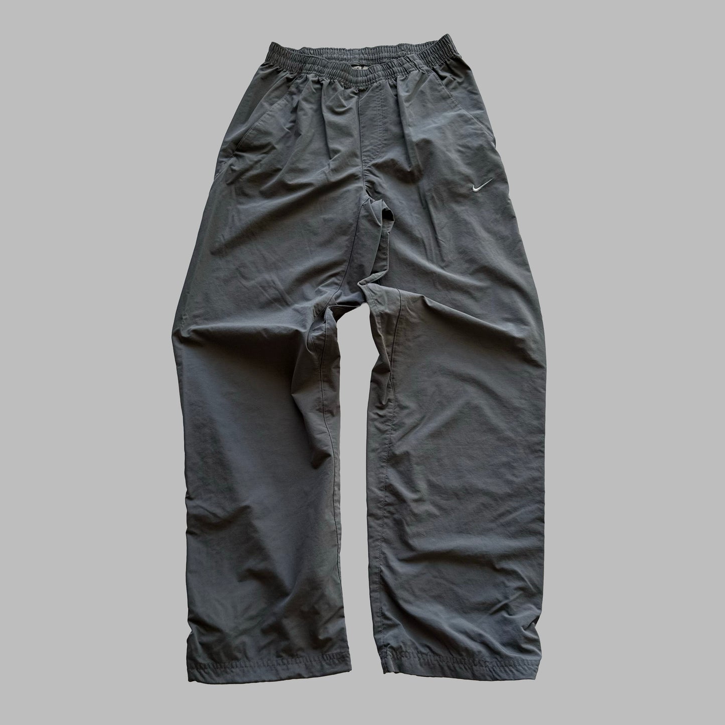 00s Nike Wide Leg Track Pants - Small