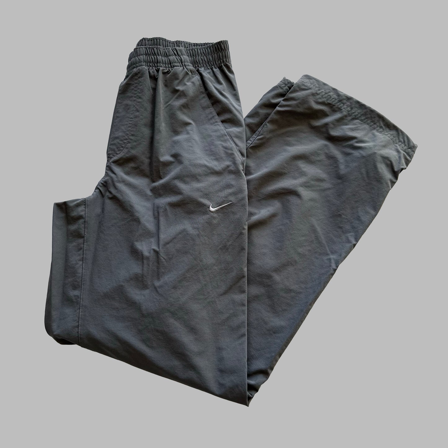 00s Nike Wide Leg Track Pants - Small