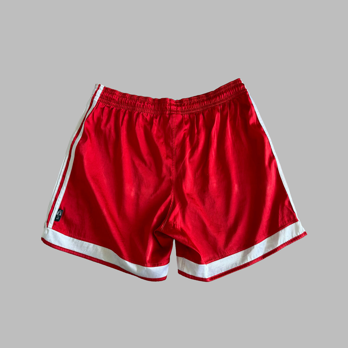 Y2K Adidas Three Stripe Lightweight Active Shorts - XL