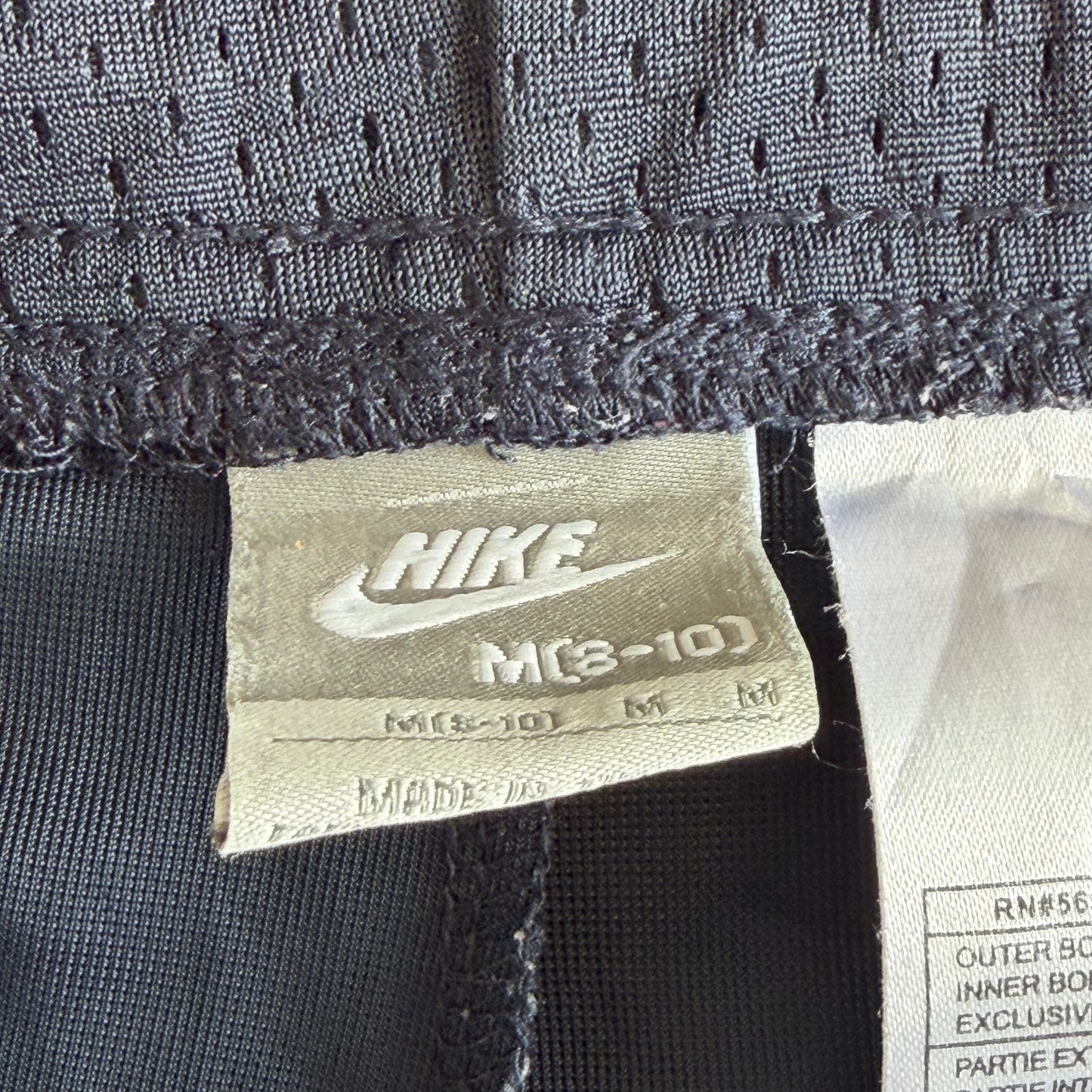 Y2K Nike Striped Mini Basketball Shorts - L