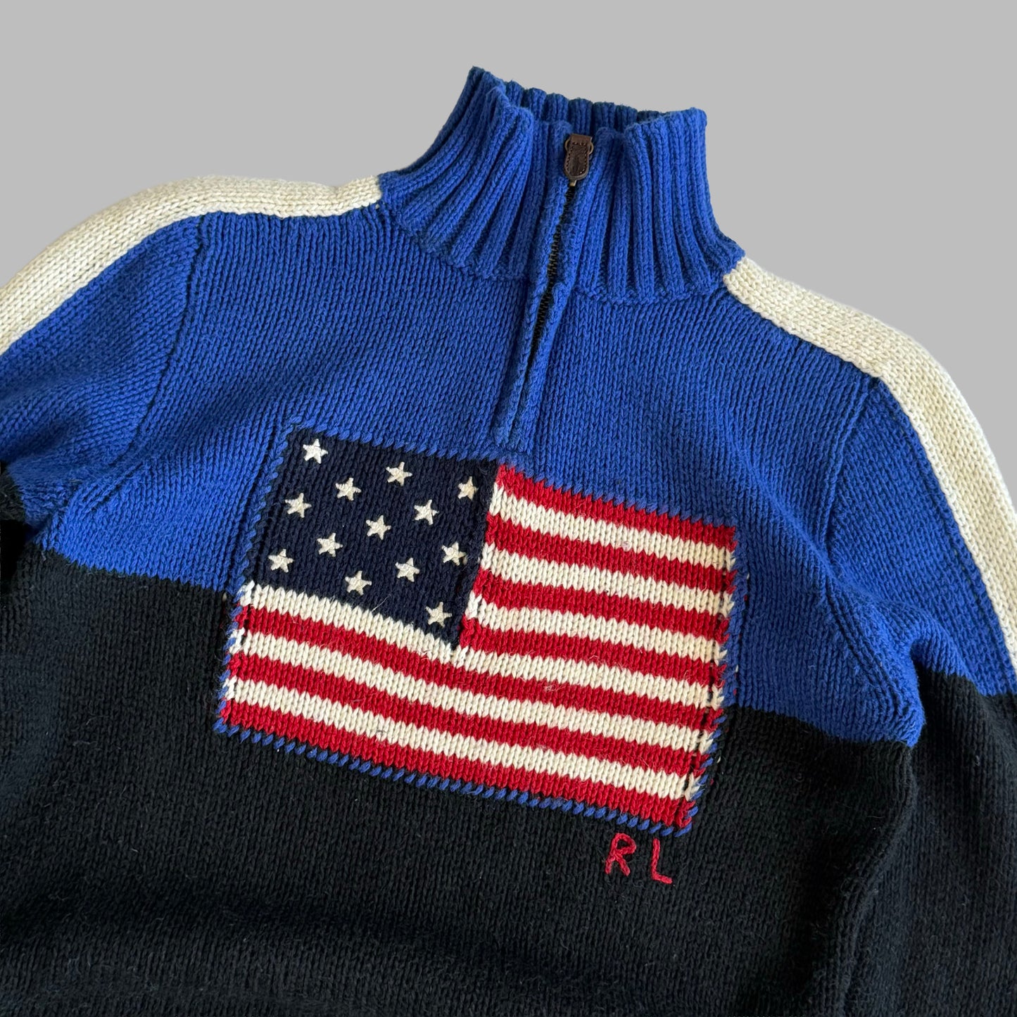 Polo Flag Quarter Zip - Medium