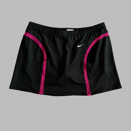 Y2K Nike Panelled Mini Skirt - S
