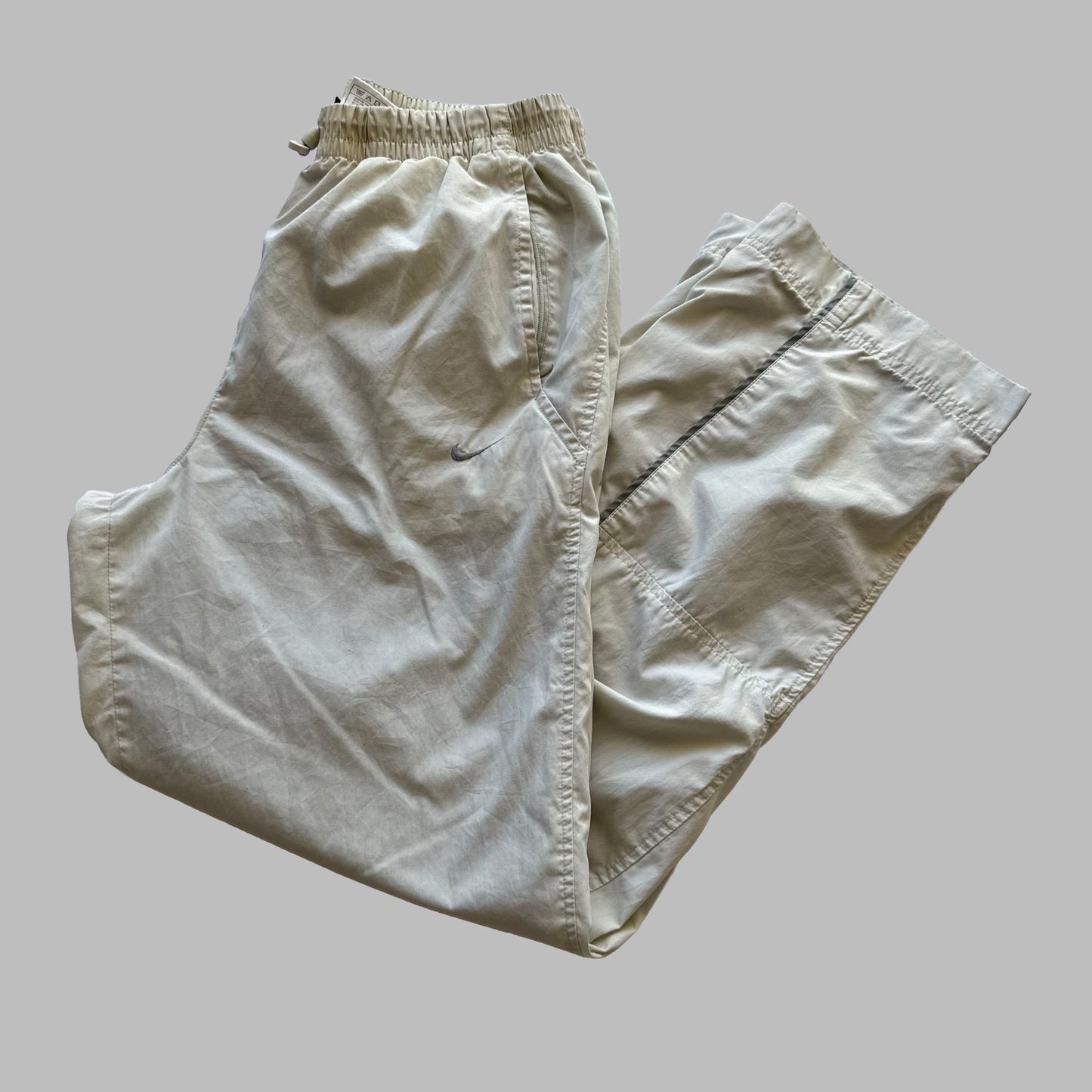 00s Nike Wide Leg Track Pants - Small