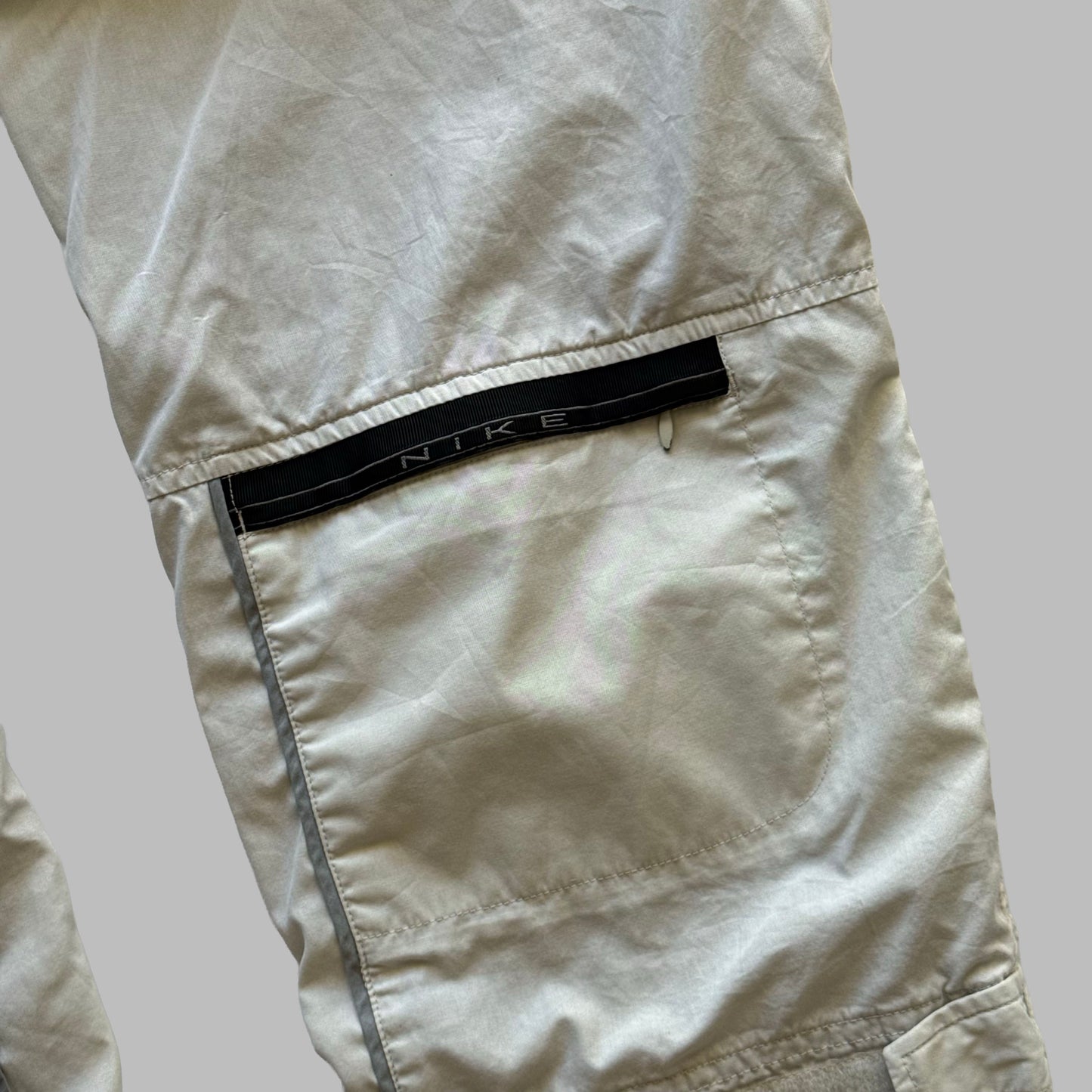 00s Nike Wide Leg Track Pants - Small