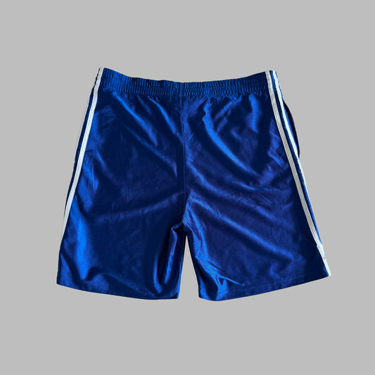 Y2K Adidas Three Stripe Basketball Shorts - M