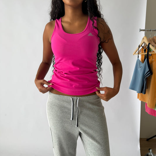 Y2K Adidas Minimal Activewear Top - M/L