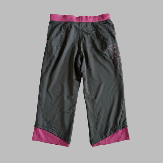 Y2K Nike Spell Out Activewear Capris - S