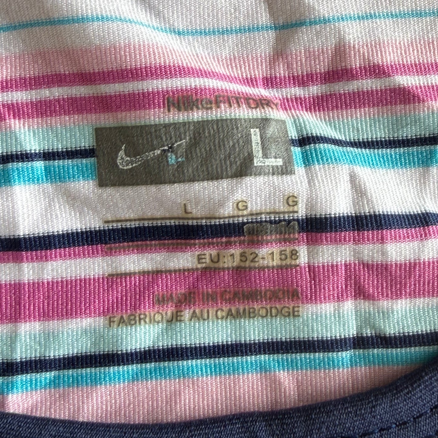 Y2K Nike Panelled Ringer Activewear Tank - M/L