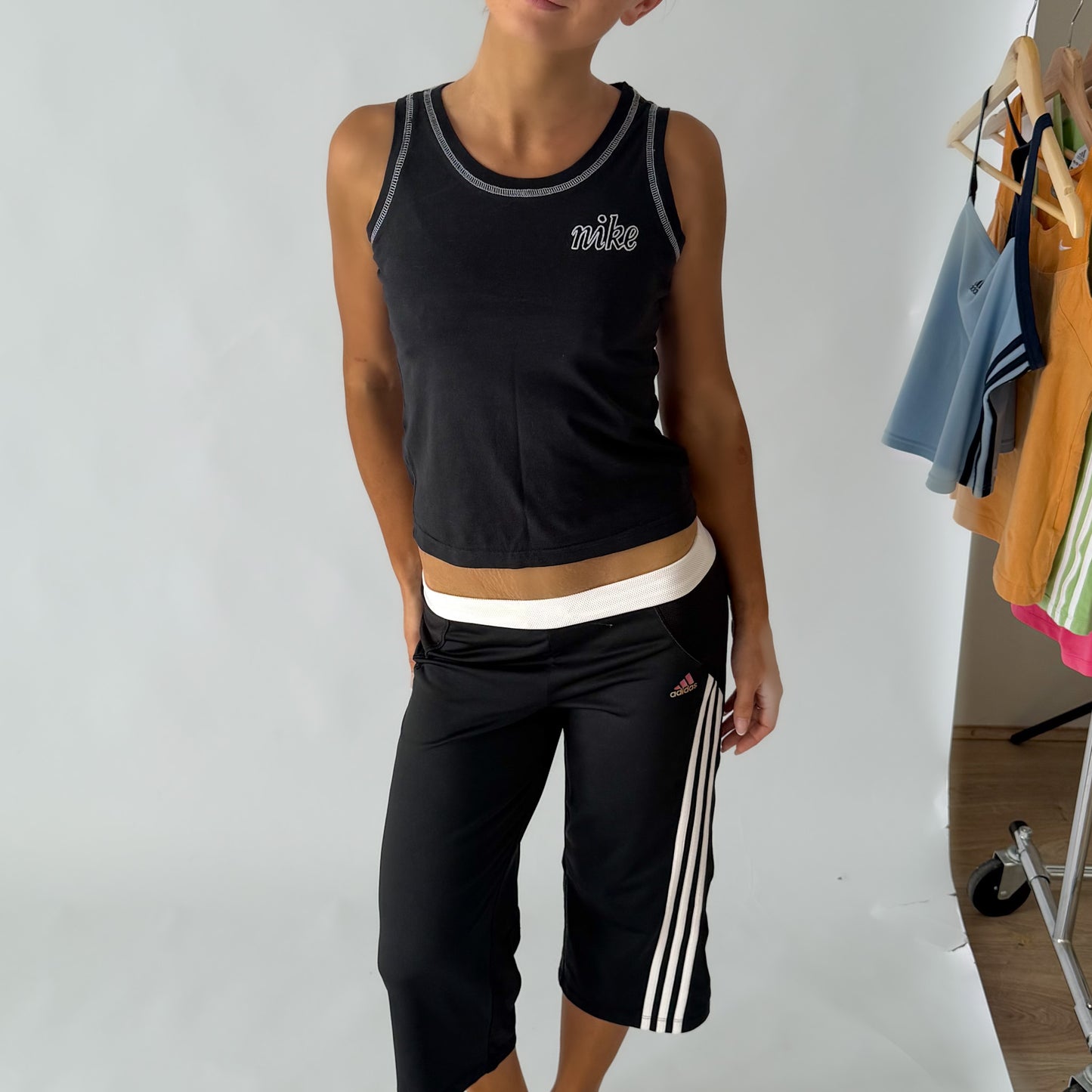 Y2K Nike Spell Out Tank - XS