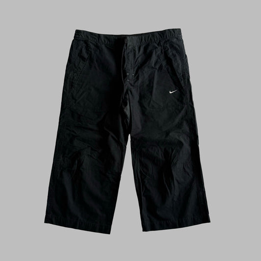 Y2K Nike Swoosh Activewear Capris - M