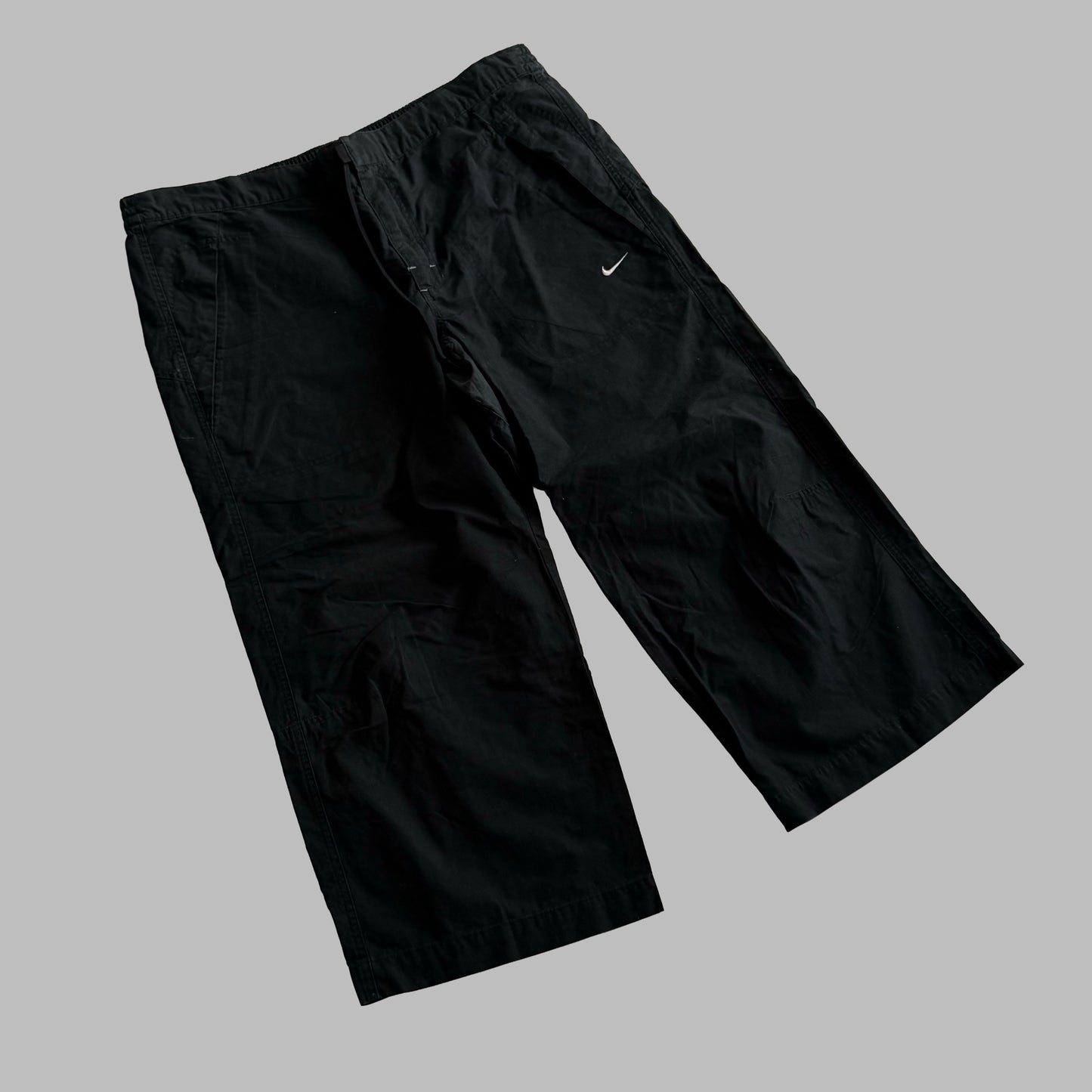 Y2K Nike Swoosh Activewear Capris - M