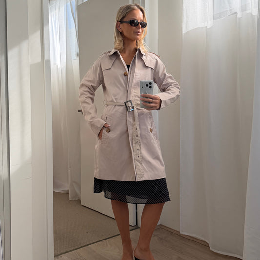 90s Burberry Trench Coat - XS