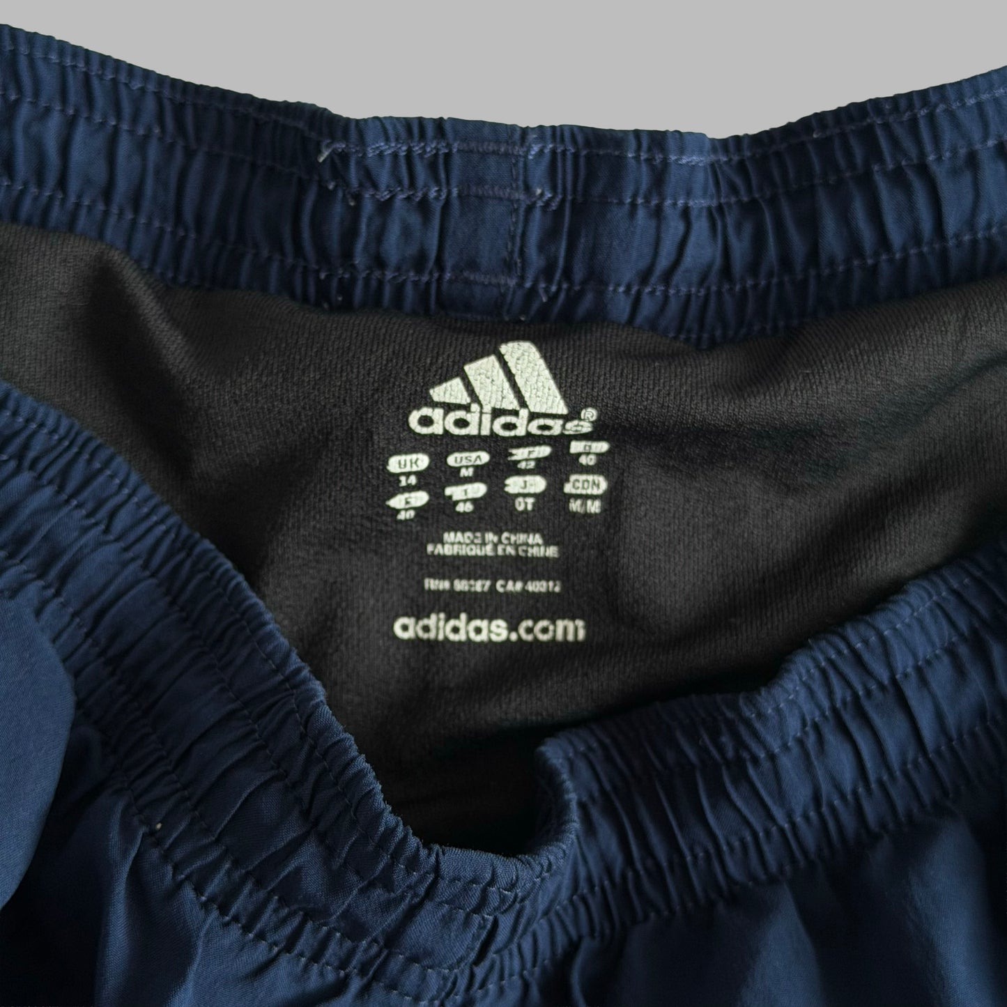 Adidas Three Stripe Mini Shorts - M