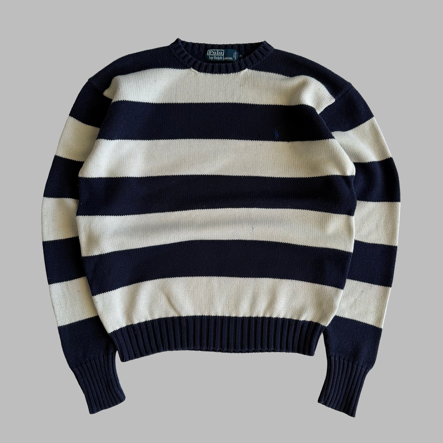 Ralph Lauren Striped Heavy Knit - Medium