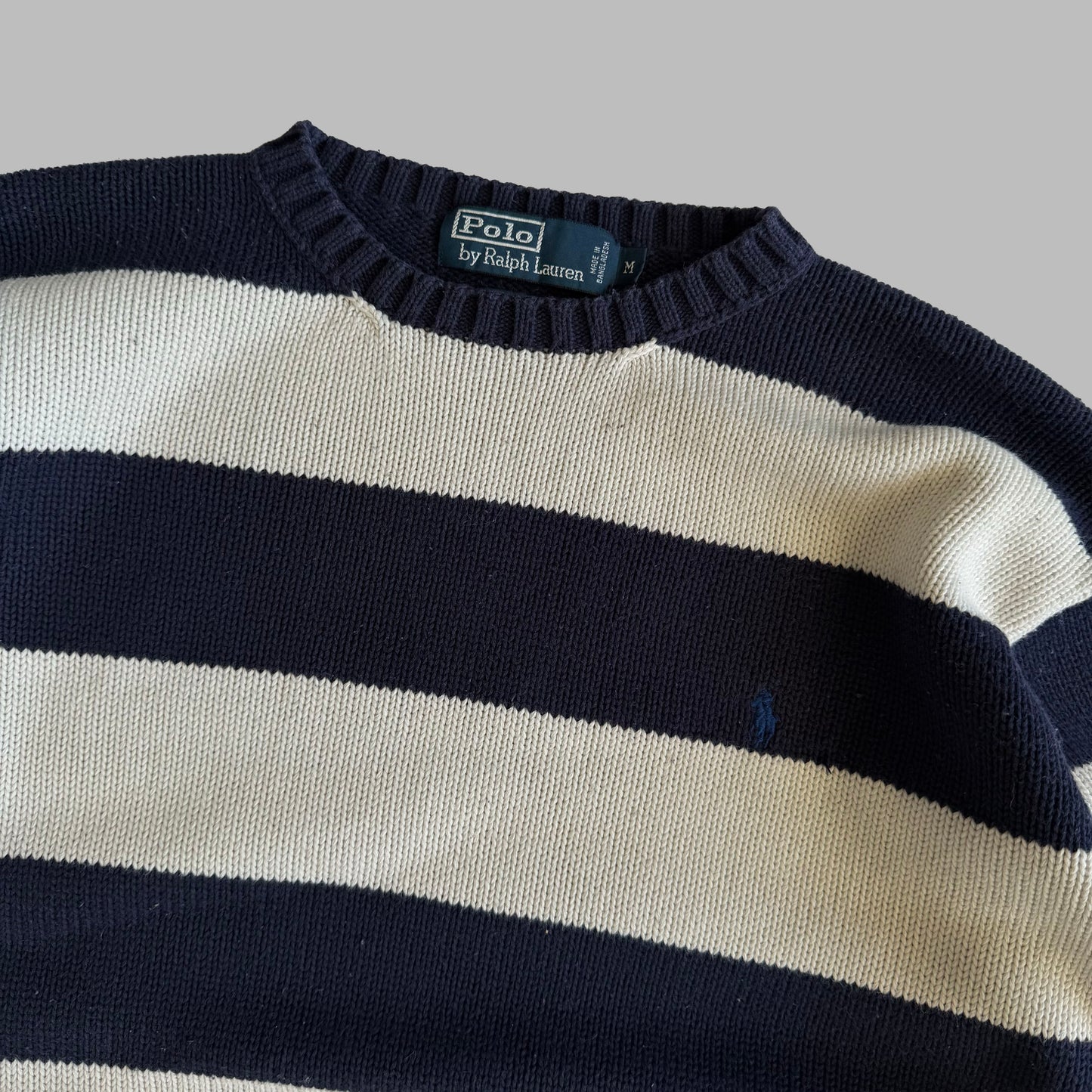 Ralph Lauren Striped Heavy Knit - Medium