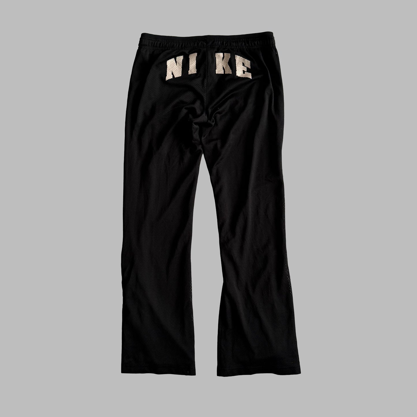 Y2K Nike Wide Leg Spell Out Track Pants - S