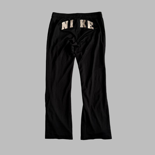 Y2K Nike Wide Leg Spell Out Track Pants - S