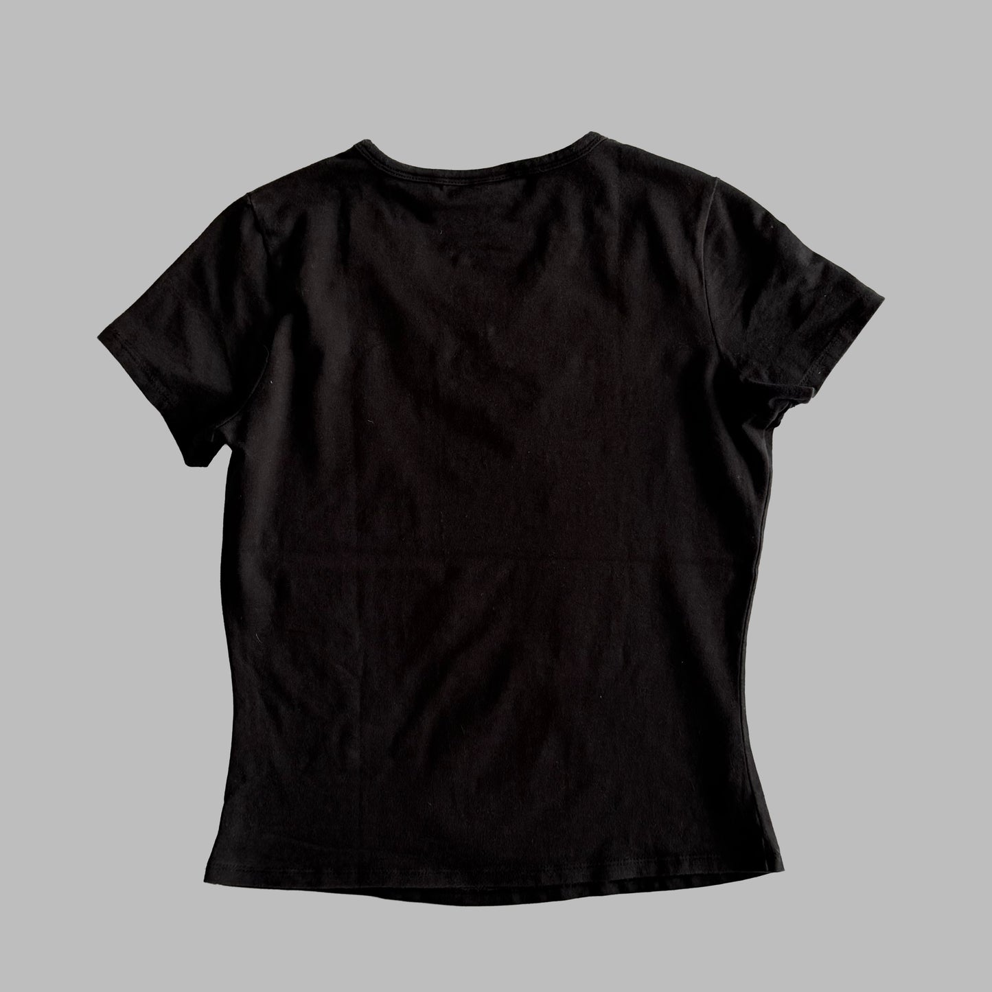 Y2K Oakley Low Cut Ellipse Baby Tee - S/M