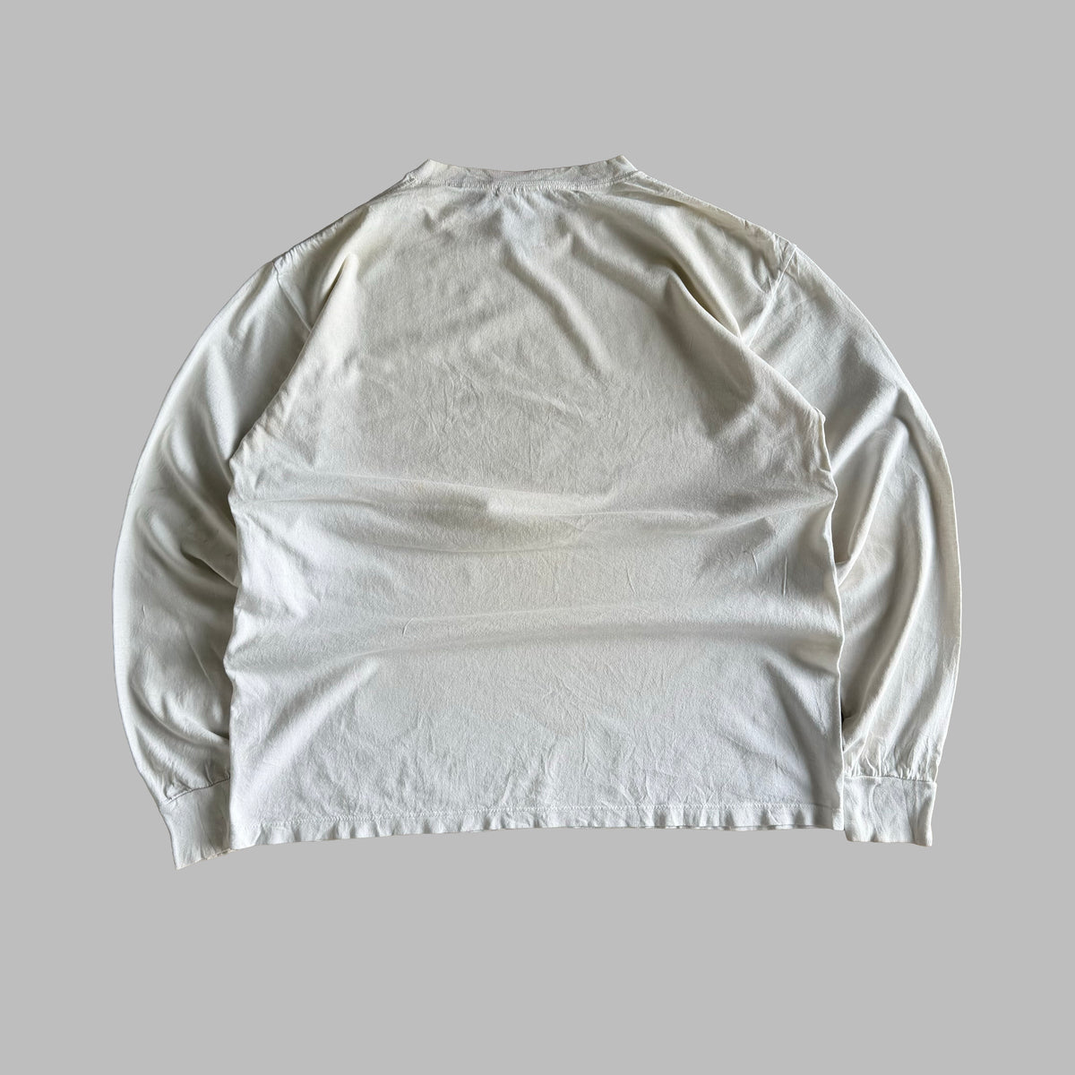 90s Adidas Spell Out Long Sleeve T-Shirt - L