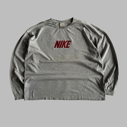 Y2K Nike Spell Out Longsleeve - XL