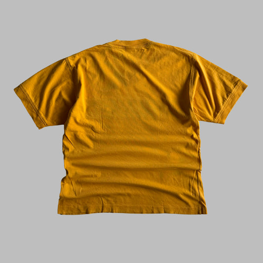 90s Nike Single Swoosh Striped T-Shirt - S