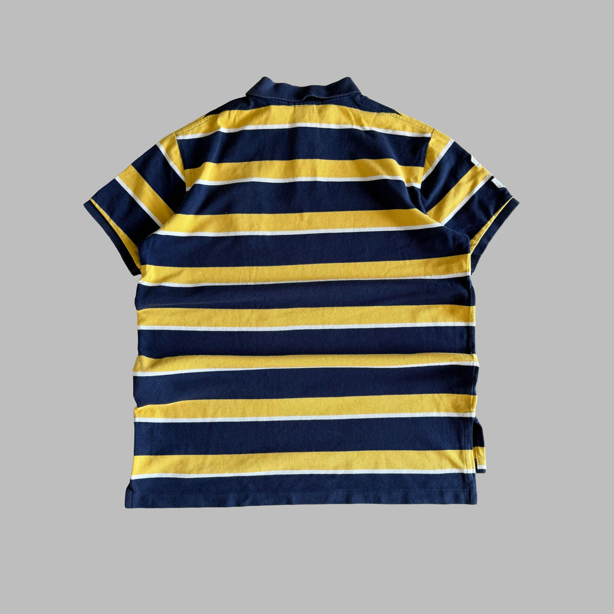 90s Ralph Lauren Striped Polo T-Shirt - L
