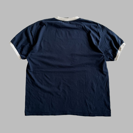 Y2K Nike Yankees Ringer T-Shirt - XL
