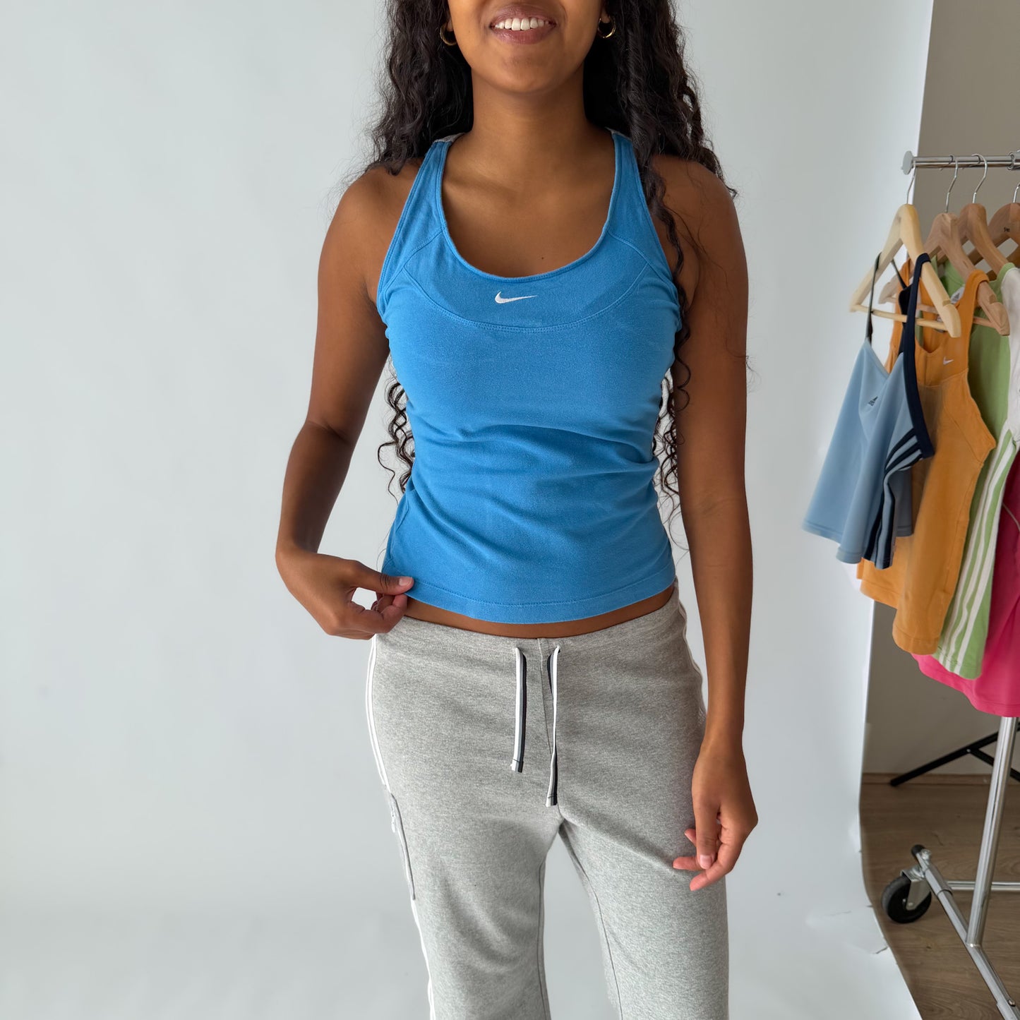 Y2K Nike Racerback Activewear Tank - M