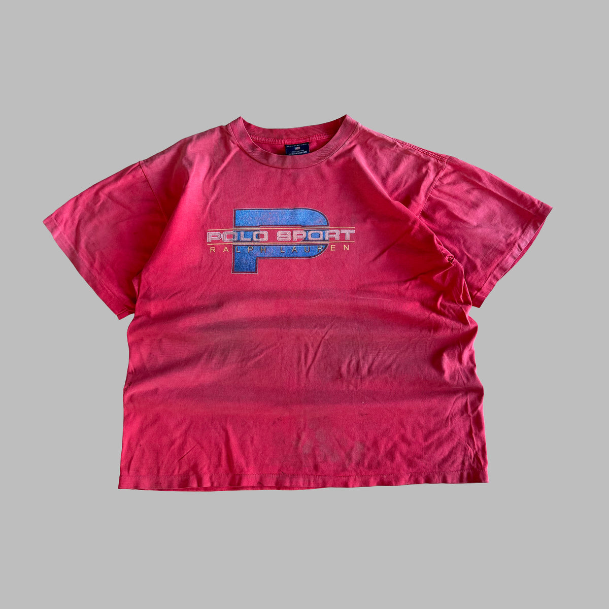 90s Ralph Lauren Polo Sport Spell Out T-Shirt - L