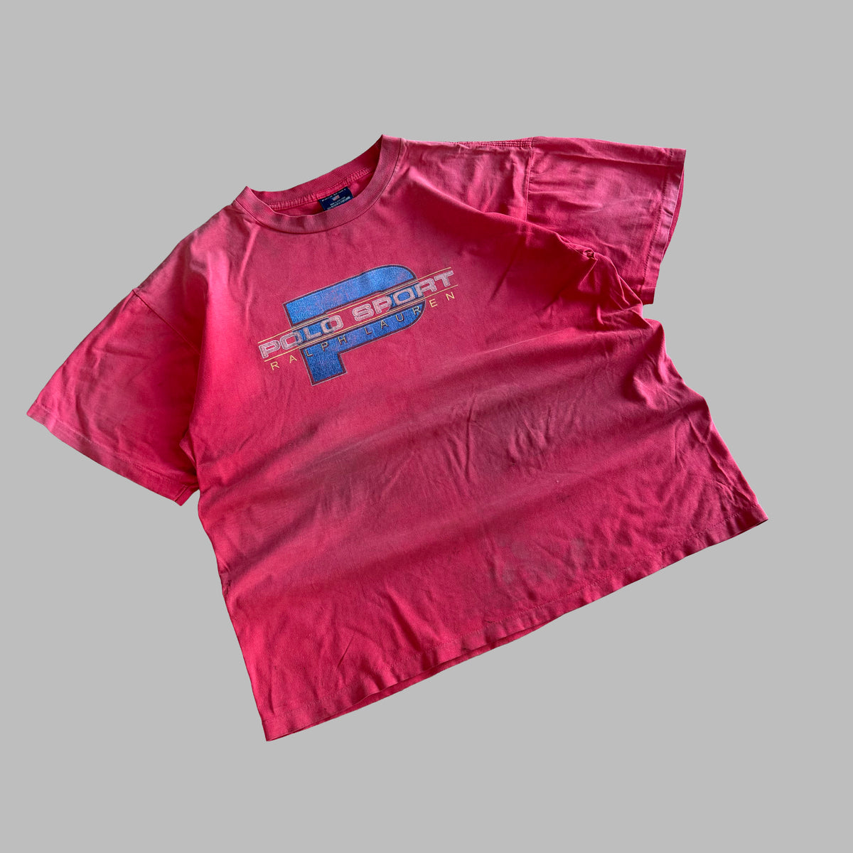 90s Ralph Lauren Polo Sport Spell Out T-Shirt - L