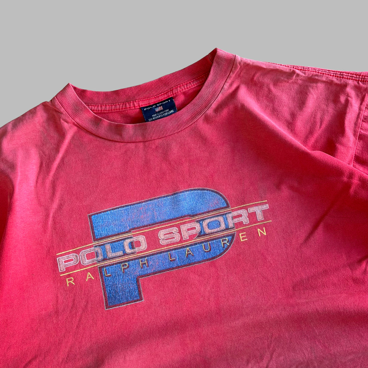 90s Ralph Lauren Polo Sport Spell Out T-Shirt - L