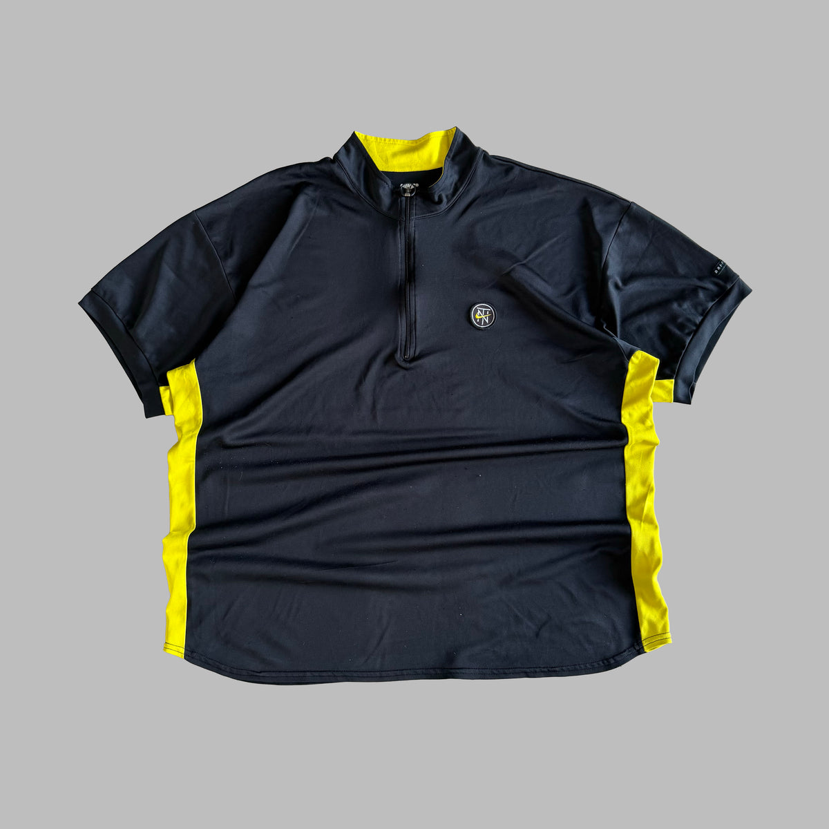 90s NikeLightweight Quarter Zip T-Shirt - XXL