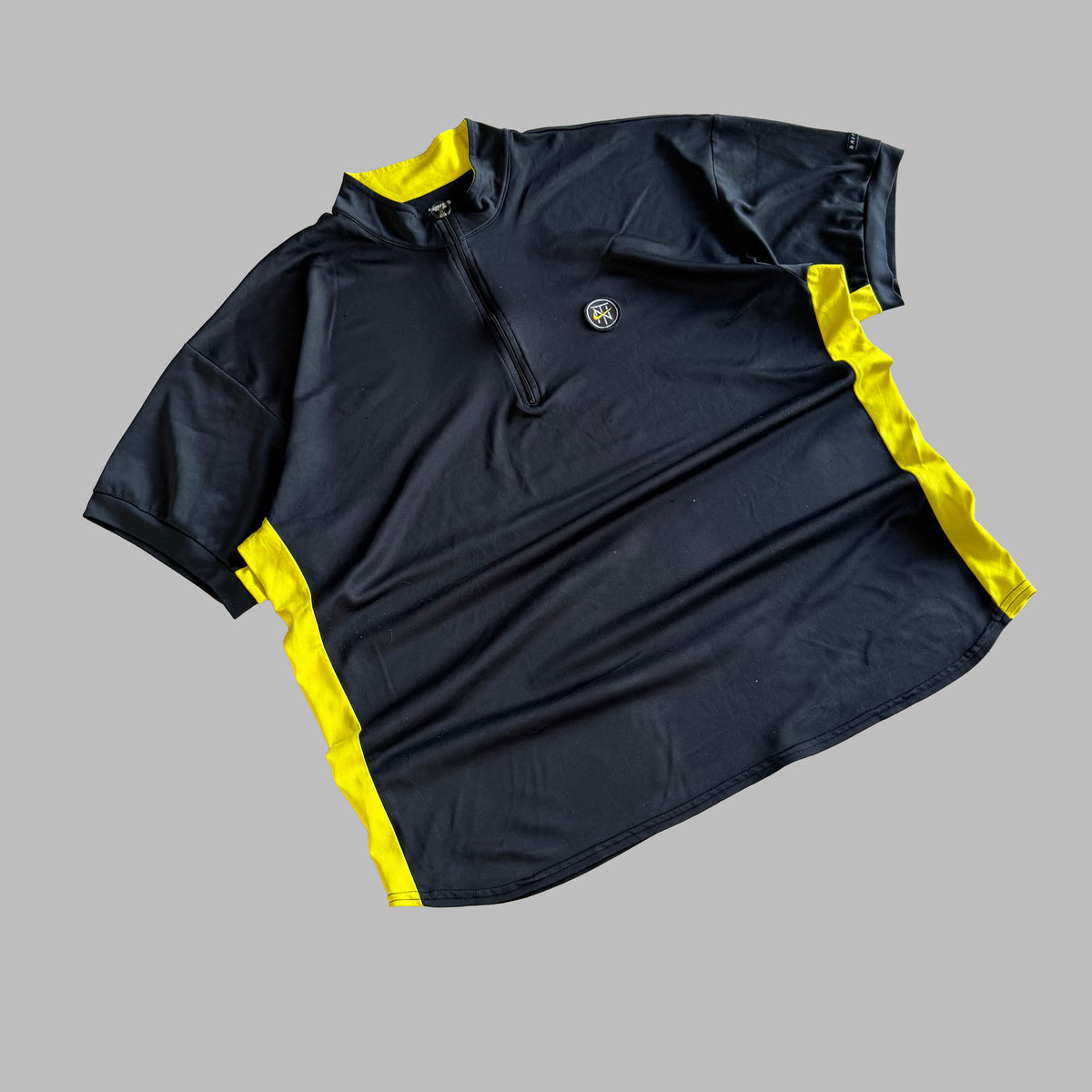 90s NikeLightweight Quarter Zip T-Shirt - XXL