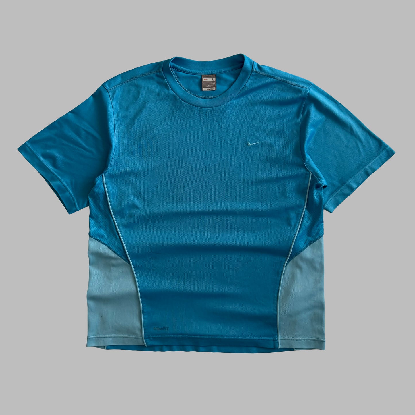 Y2K Nike Panelled Lightweight T-Shirt - L
