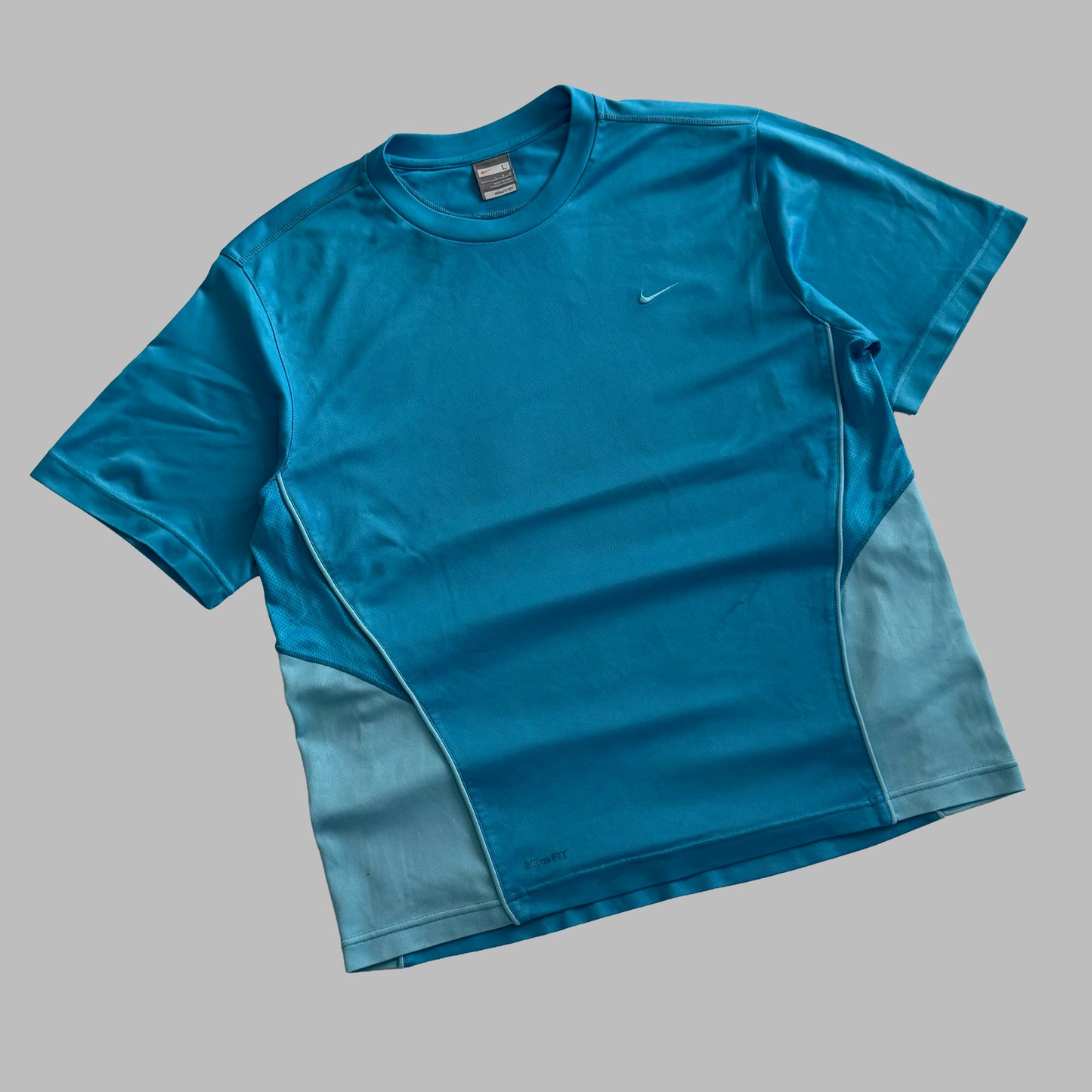 Y2K Nike Panelled Lightweight T-Shirt - L